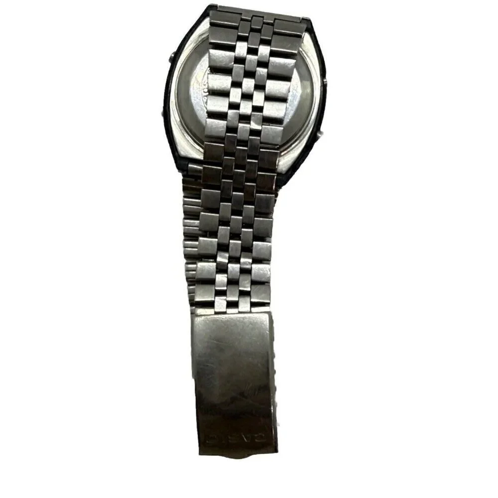 Casio Lithium Alarm Chronograph 83QS-27 Quartz Battery Men Watch Japan Stainless